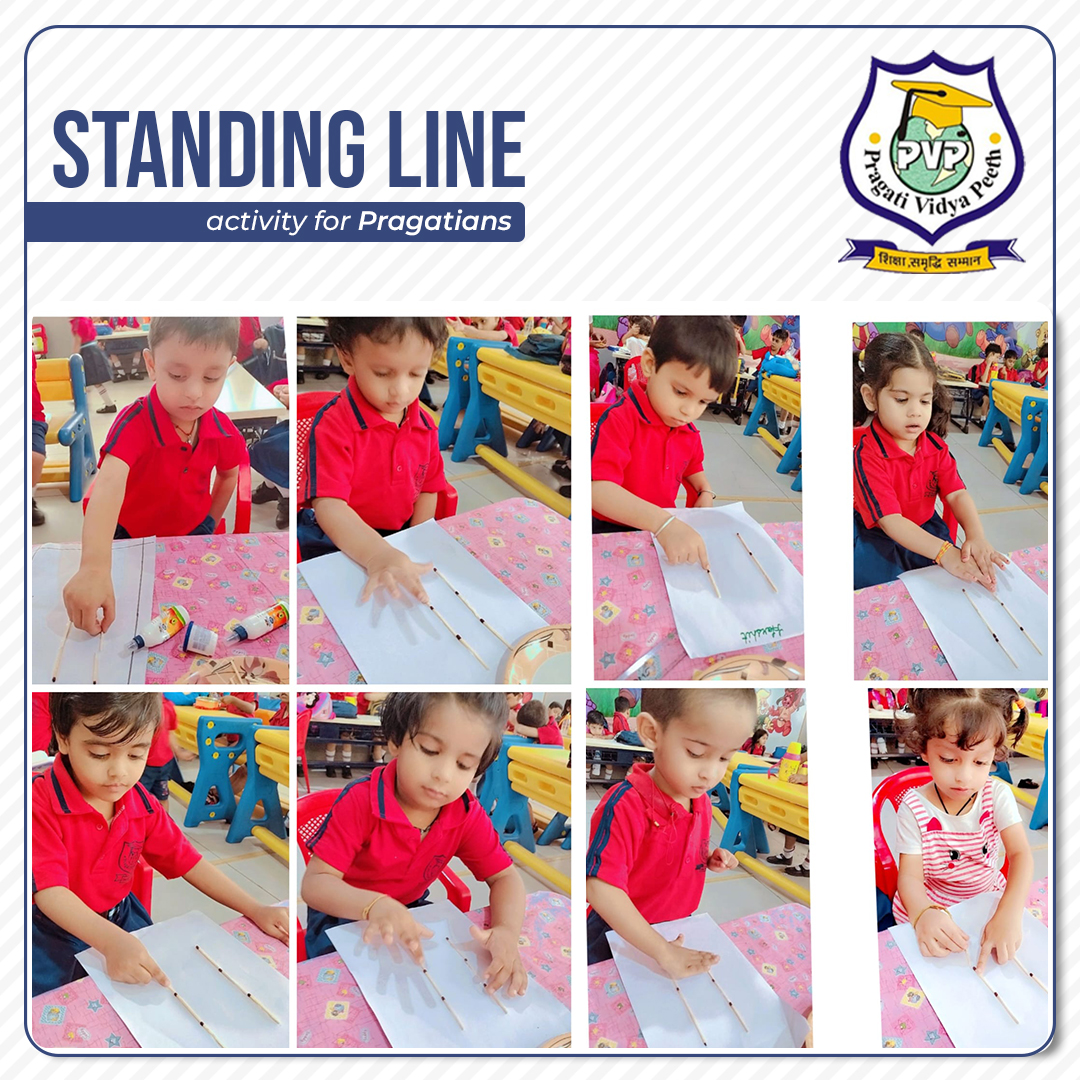 Standing Line activity for Pragatians