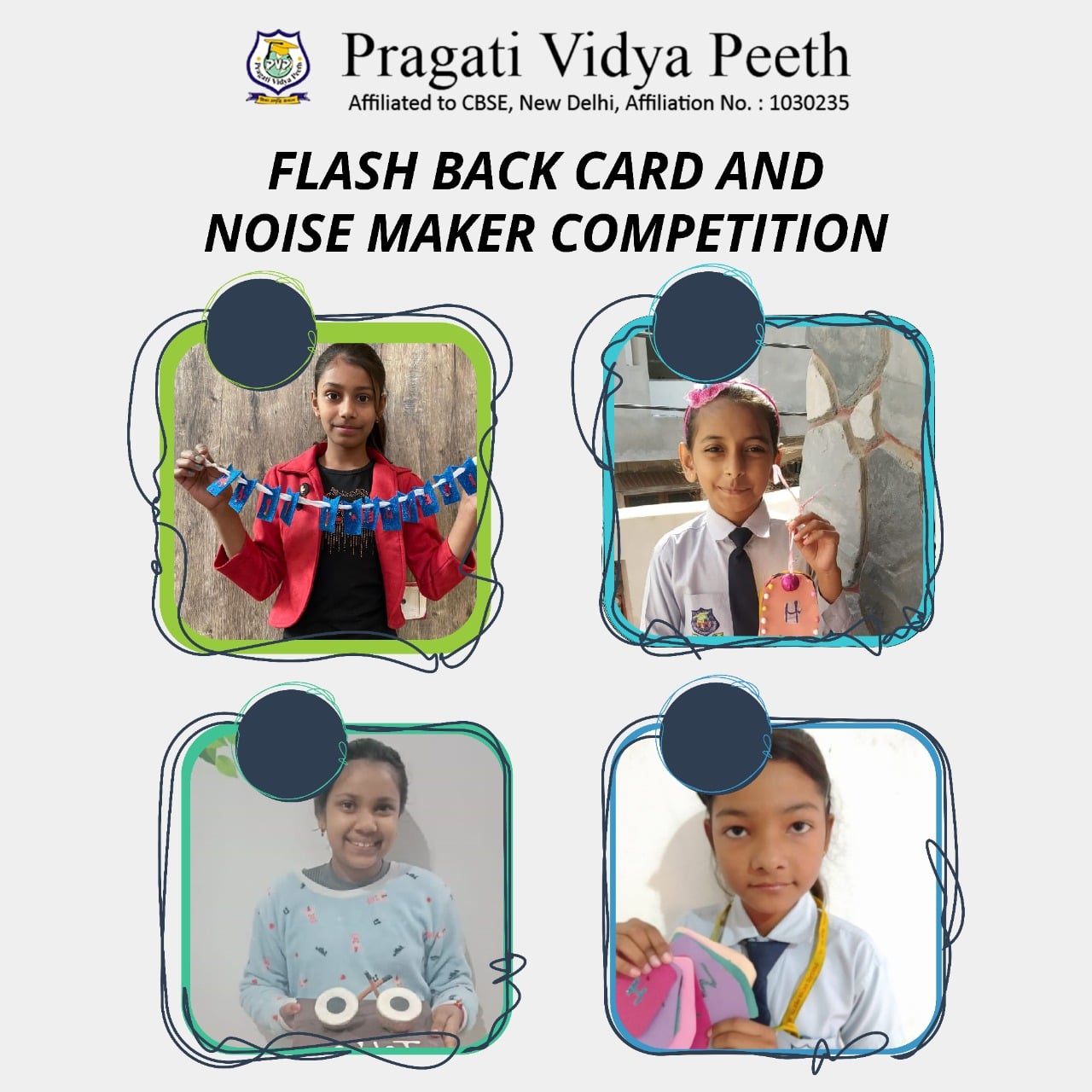 Flash Back Card Noisemaker Competition