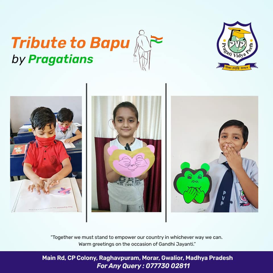 TRIBUTE TO BAPU BY PRAGATIANS