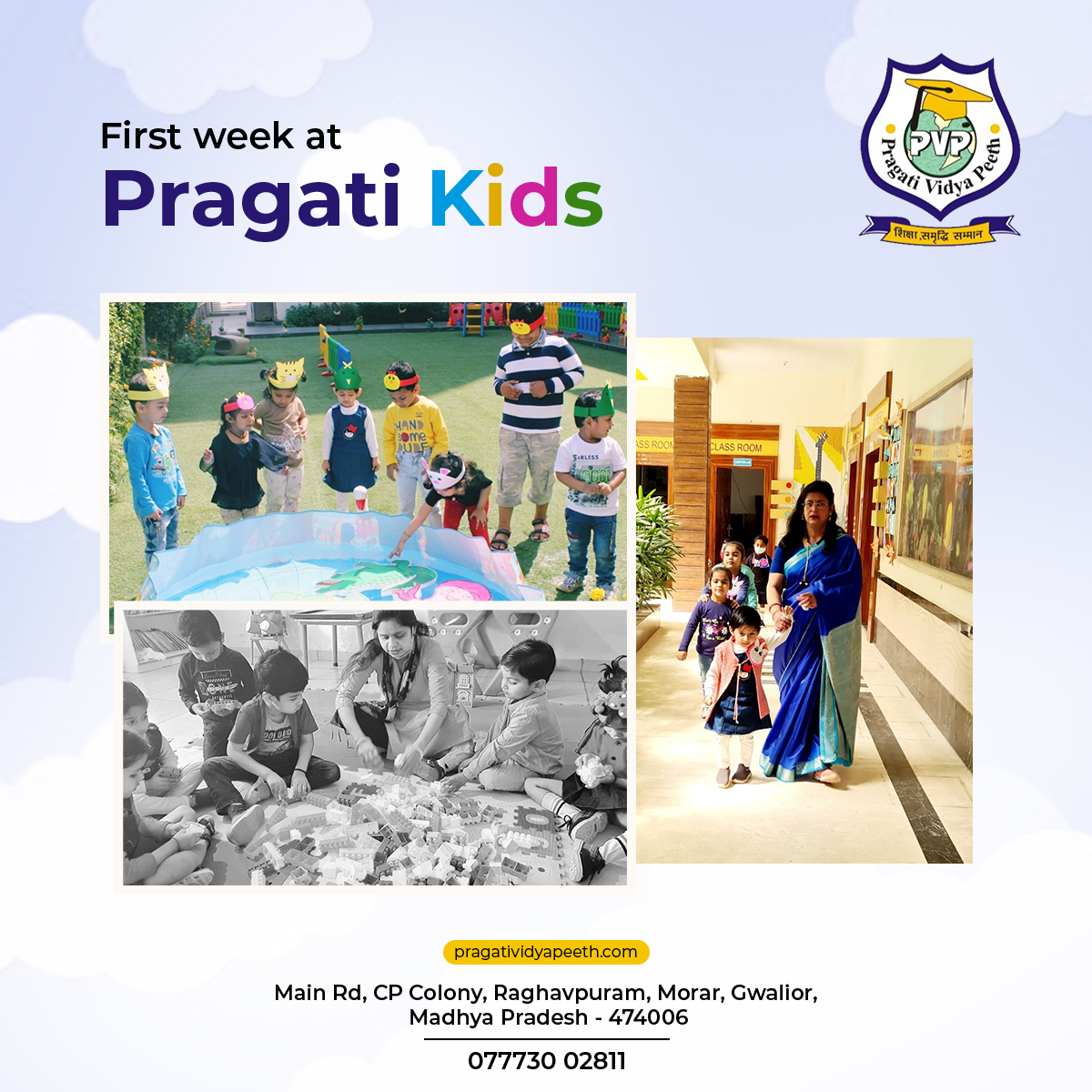 First Week at Pragati Kids...