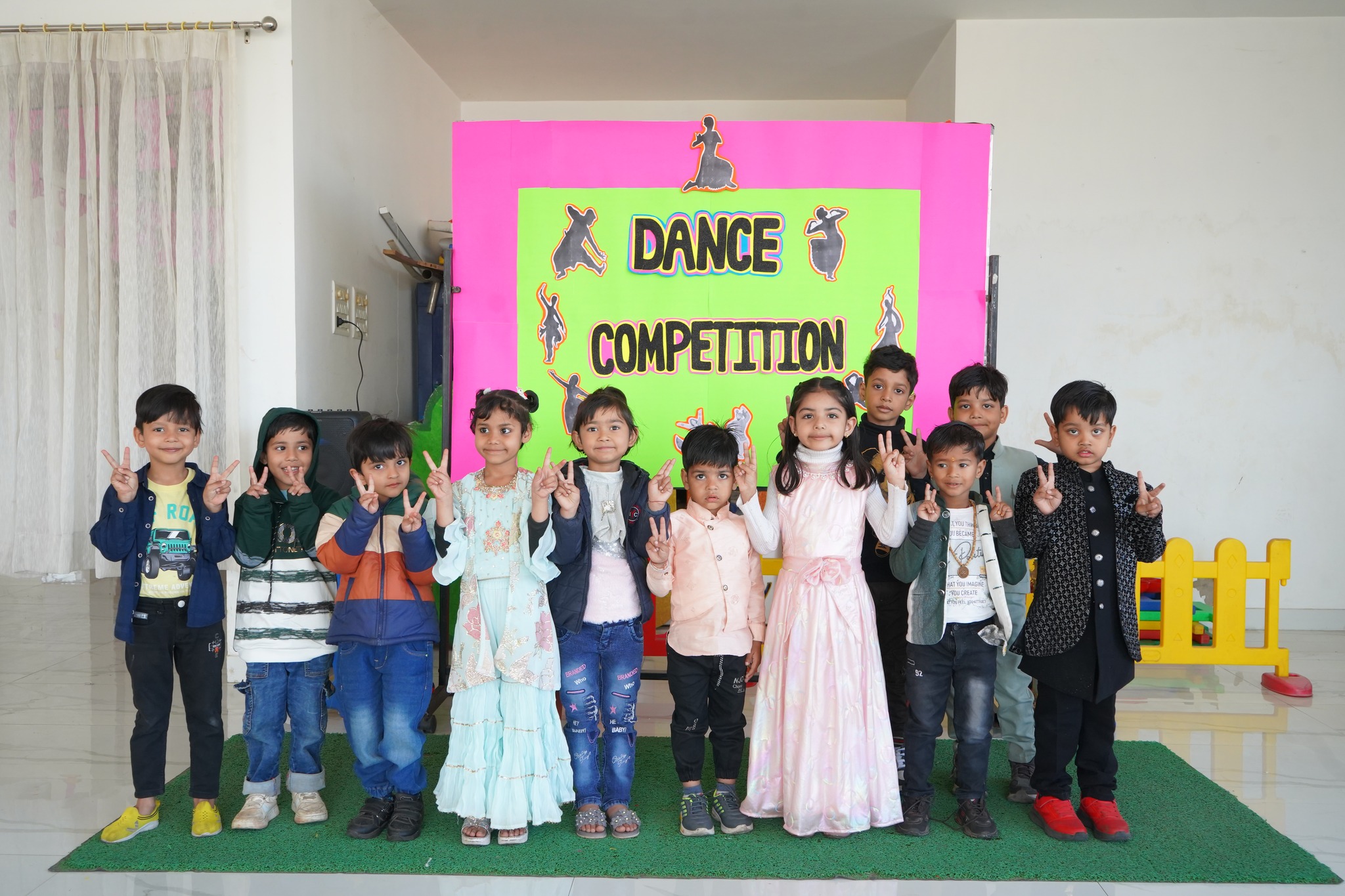 Our little stars are set to light up the stage with vibrant moves