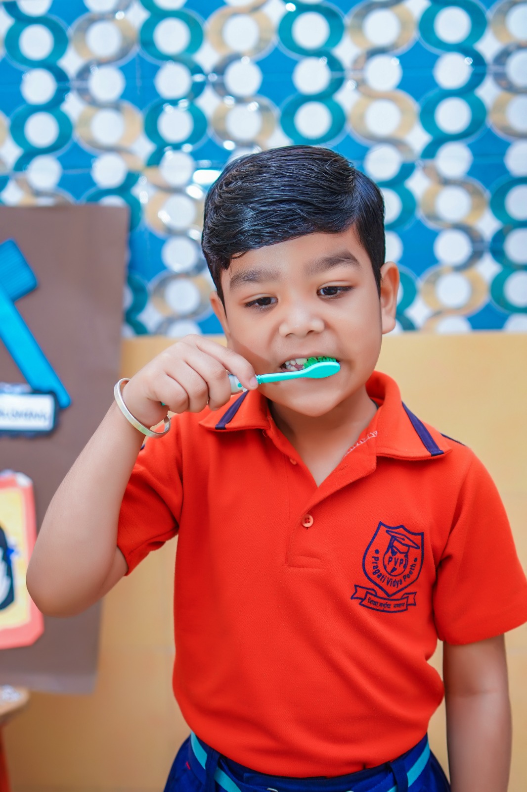 The second day for our tiny tots at Pragati Vidya Peeth