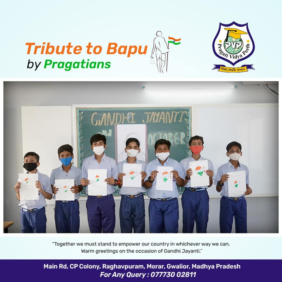 TRIBUTE TO BAPU BY PRAGATIANS