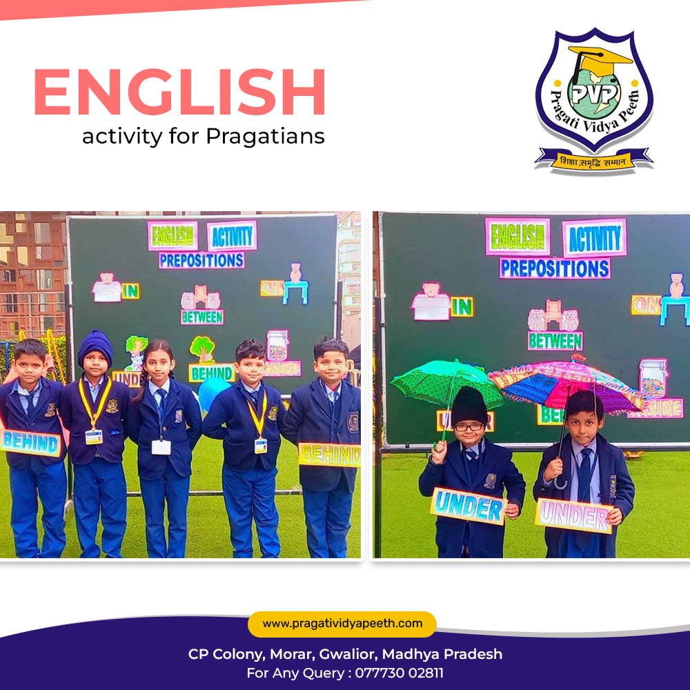 ENGLISH ACTIVITY FOR PRAGATIANS 